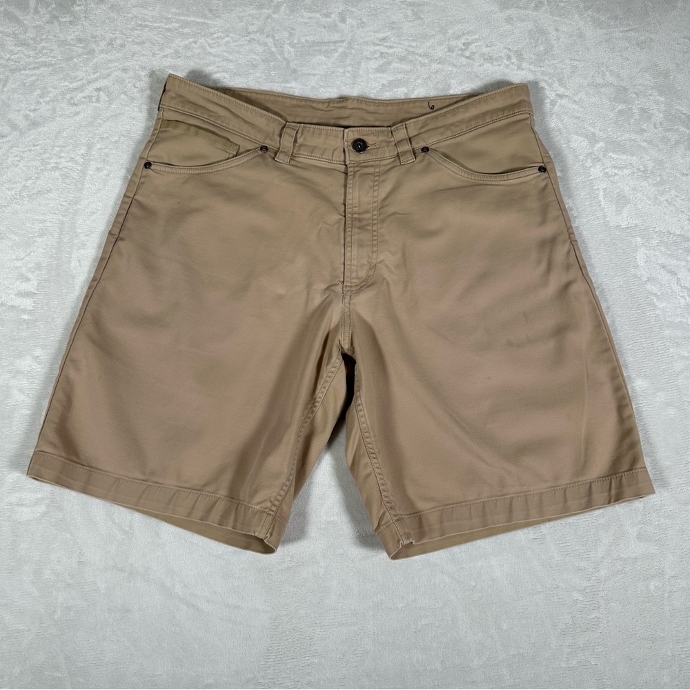 The North Face Shorts Men Size 34 Beige 9" Inseam Cotton Blend Outdoor Hiking